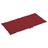 Almofadões P/ Cadeiras Jardim 2 pcs 100x50x4 cm Vermelho Tinto