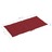 Almofadões P/ Cadeiras Jardim 2 pcs 100x50x4 cm Vermelho Tinto