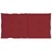 Almofadões P/ Cadeiras Jardim 4 pcs 100x50x4 cm Vermelho Tinto