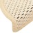 Tapetes Escada Adesivos Aspeto Sisal 15 pcs 56x20 cm Cor Creme