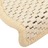 Tapetes Escada Adesivos Aspeto Sisal 15pcs 65x25 cm Creme