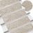 Tapetes Escada Adesivos Aspeto Sisal 15pcs 65x25 cm Prateado