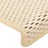 Tapetes Escada Adesivos Aspeto Sisal 15 pcs 65x25 cm Creme