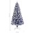 árvore Natal Artificial C/ Leds 120 cm Fibra ótica Branco/azul