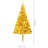 árvore de Natal Artificial com Suporte 240 cm Pet Dourado