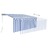 Toldo Retrátil Manual com Estore 3,5x2,5 M Azul e Branco