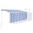 Toldo Autom. C/ Estore/led/sensor Vento 3,5x2,5m Azul/branco