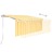 Toldo Autom. C/ Estore/led/sensor Vento 3,5x2,5m Amarelo/branco