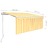 Toldo Autom. C/ Estore/led/sensor Vento 3,5x2,5m Amarelo/branco