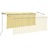 Toldo Retrátil Manual com Estore/led 3,5x2,5 M Amarelo e Branco