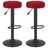 Bancos de Bar 2 pcs Veludo Vermelho Tinto