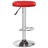 Bancos de Bar 2 pcs Couro Artificial Vermelho