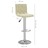 Bancos de Bar 2 pcs Veludo Cor Creme