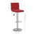 Bancos de Bar 2 pcs Veludo Vermelho Tinto