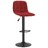 Bancos de Bar 2 pcs Veludo Vermelho Tinto