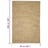 Tapete Sisal Natural 66x100 cm