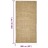 Tapete Sisal Natural 100x200 cm