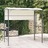 Gazebo com Toldo 220x110x200 cm Creme