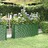 Vaso/floreira de Jardim Aço Revestido a Pó 152x40x68 cm Verde