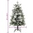 árvore de Natal C/ Flocos de Neve LED e Pinhas 150 cm Pvc e Pe