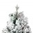 árvore de Natal C/ Flocos de Neve LED e Pinhas 195 cm Pvc e Pe