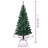 árvore Natal Artificial C/ Pontas Iridescentes 210 cm Pvc Verde