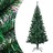 Árvore Natal Artificial C/ Pontas Iridescentes 240 cm Pvc Verde