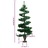 árvore de Natal Rotativa com Vaso e Leds Pvc 120 cm Verde