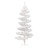 árvore de Natal Rotativa com Suporte e Leds Pvc 150 cm Branco