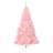 Meia árvore de Natal Artificial com Suporte 210 cm Pvc Rosa