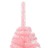 Meia árvore de Natal Artificial com Suporte 240 cm Pvc Rosa