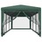 Tenda P/ Festas C/ 8 Paredes Laterais em Rede 3x9 M Pead Verde