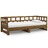 Estrutura Sofá-cama de Puxar 2x(90x190) cm Pinho Castanho-mel