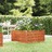 Vaso/floreira de Jardim 100x100x45 cm Aço Corten