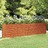 Vaso/floreira de Jardim 320x40x77 cm Aço Corten