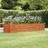 Vaso/floreira de Jardim 240x80x45 cm Aço Corten