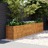 Canteiro Elevado de Jardim 385x50x69 cm Aço Corten