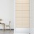 Painel de Parede 12 pcs 60x30 cm Veludo 2,16 M² Creme