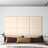 Painel de Parede 12 pcs 60x30 cm Veludo 2,16 M² Creme