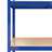 5-Layer Storage Shelf Blue Steel&madeira de Engenharia