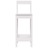 Cadeiras de Bar 2 pcs 40x41,5x112 cm Pinho Maciço Branco