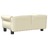 Cama para Cães 70x45x30 cm Couro Artificial Cor Creme