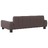 Cama para Cães 90x53x30 cm Couro Artificial Castanho