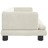 Cama para Cães 70x45x30 cm Veludo Cor Creme