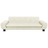 Cama para Cães 100x54x33 cm Veludo Cor Creme