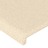 Cabeceira de Cama 2 pcs Tecido 80x5x78/88 cm Creme