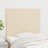 Cabeceira de Cama 2 pcs Tecido 80x5x78/88 cm Creme