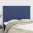 Cabeceira de Cama 4 pcs Tecido 72x5x78/88 cm Azul