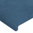 Cabeceira de Cama 4 pcs Veludo 72x5x78/88 cm Azul-escuro