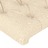 Cabeceira de Cama 2 pcs Tecido 100x7x78/88 cm Creme